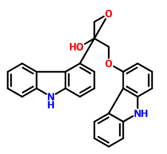卡维地洛杂质,1,3-Bis(9H-carbazol-4-yloxy)-2-propanol (Carvedilol Impurity)