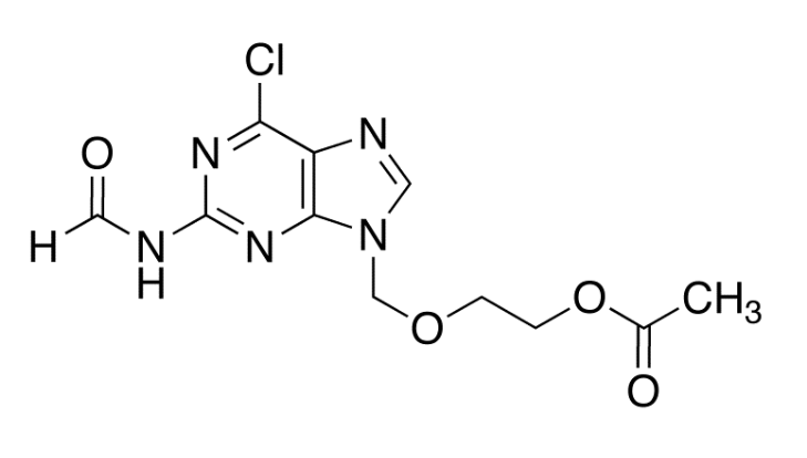 Acetyl 2-[(2-ForMaMide-1,6-dihydro-6-chloro-9H-purin-9yl)Methoxy]ethyl Ester,Acetyl 2-[(2-ForMaMide-1,6-dihydro-6-chloro-9H-purin-9yl)Methoxy]ethyl Ester