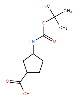 3-(叔丁氧基羰基)环戊烷羧酸,3-((tert-Butoxycarbonyl)amino)cyclopentanecarboxylic acid