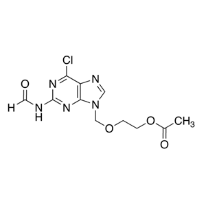 Acetyl 2-[(2-ForMaMide-1,6-dihydro-6-chloro-9H-purin-9yl)Methoxy]ethyl Ester