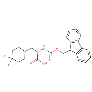 (2S)-3-(4,4-difluorocyclohexyl)-2-({[(9H-fluoren-9-yl)methoxy]carbonyl}amino)propanoic acid