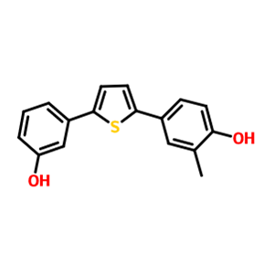 4-[5-(3-羟基苯基)-2-噻吩基]-2-甲基苯酚