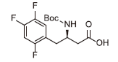 (3R)-N-叔丁氧羰基-3-氨基-4-(2,4,5-三氟苯基)丁酸,(R)-3-(tert-butoxycarbonyl)-4-(2,4,5-trifluorophenyl)butanoic acid