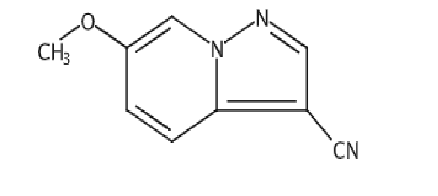 6-甲氧基-吡唑并[1,5 - a]吡啶- 3-甲腈,Pyrazolo[1,5-a]pyridine-3-carbonitrile, 6-methoxy-