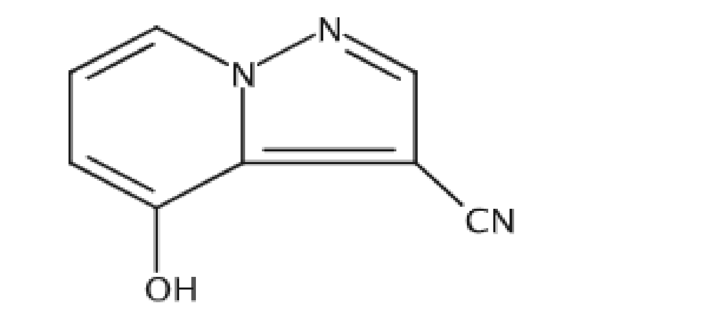 4-羟基-吡唑并[1,5 - a]吡啶- 3-甲腈,Pyrazolo[1,5-a]pyridine-3-carbonitrile, 4-hydroxy-