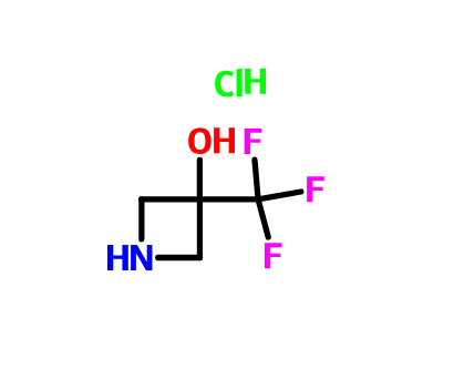 3-三氟甲基-3-吖啶醇盐酸盐,3-(trifluoromethyl)azetidin-3-ol hydrochloride