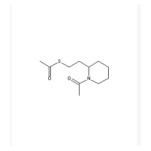 1-{[2-(1-acetylpiperidin-2-yl)ethyl]sulfanyl}ethan-1-one,1-{[2-(1-acetylpiperidin-2-yl)ethyl]sulfanyl}ethan-1-one