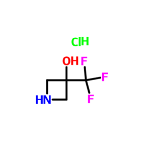 3-三氟甲基-3-吖啶醇盐酸盐,3-(trifluoromethyl)azetidin-3-ol hydrochloride