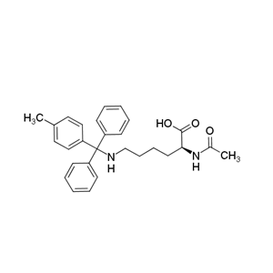 (2S)-2-acetamido-6-{[(4-methylphenyl)diphenylmethyl]amino}hexanoic acid