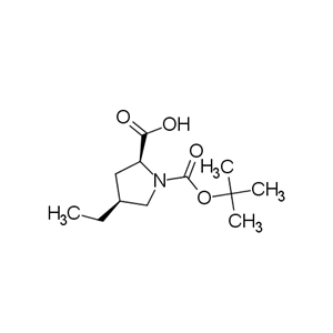 (2S,4S)-4-ethyl-1-[(2-methylpropan-2-yl)oxycarbonyl]pyrrolidine-2-carboxylic acid