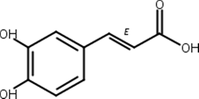 3,4-二羟基肉桂酸,trans-caffeic acid