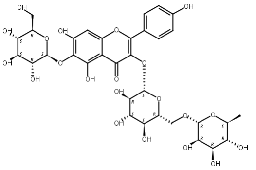 6-羟基山奈酚 3-芸香糖-6-葡萄糖苷,6-Hydroxykaempferol 3-Rutinoside-6-glucoside