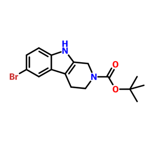 6-溴-3,4-二氢-1H-吡啶并[3,4-B]吲哚-2(9H)-羧酸叔丁酯