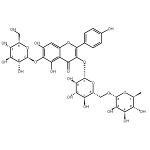 6-羟基山奈酚 3-芸香糖-6-葡萄糖苷,6-Hydroxykaempferol 3-Rutinoside-6-glucoside