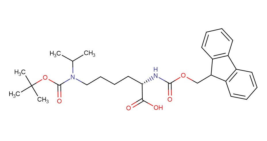 N-芴甲氧羰基-N'-叔丁氧羰基-N'-异丙基-L-赖氨酸,Fmoc-Lys(iPr,Boc)-OH