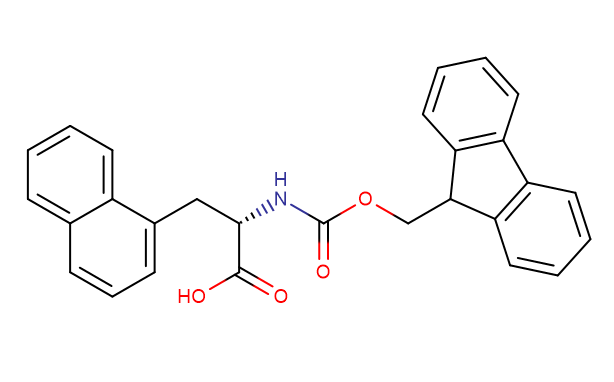 Fmoc-3-(1-萘基)-L-丙氨酸,(2S)-2-({[(9H-fluoren-9-yl)methoxy]carbonyl}amino)-3-(naphthalen-1-yl)propanoic acid
