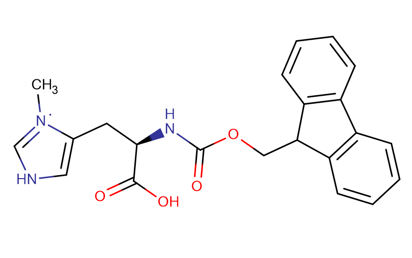 芴甲氧羰基-3-甲基-D-组氨酸,(2R)-3-[4-(dimethylamino)phenyl]-2-({[(9H-fluoren-9-yl)methoxy]carbonyl}amino)propanoic acid
