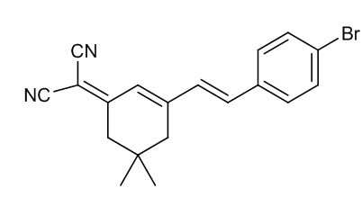(E)-2-(3-(4-溴苯乙烯基)- 5,5-甲基环己-2-烯亚基)丙二腈