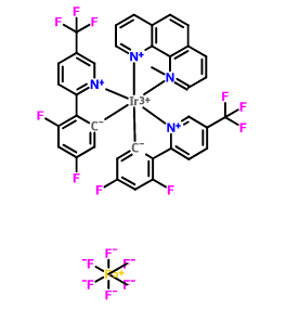 二[2-(2,4-二氟苯基)-5-三氟甲基吡啶][1,10-菲罗啉]铱六氟磷酸盐,Bis [2- (2,4-difluorophenyl) -5-trifluoromethylpyridine] [1,10-phenanthroline] iridium hexafluorophosphate