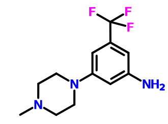 3-(4-甲基哌嗪-1-基)-5-(三氟甲基)苯胺,3-(4-Methylpiperazin-1-yl)-5-(trifluoromethyl)aniline