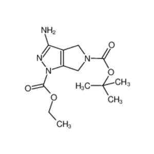 5-BOC-3-氨基-4,6-二氢吡咯并[3,4-C]吡唑-1-甲酸乙酯,1-ETHYLOXYCARBONYL-5-BOC-3-AMINO-4,6-DIHYDRO-PYRROLO[3,4-C]PYRAZOLE