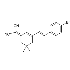 (E)-2-(3-(4-溴苯乙烯基)- 5,5-甲基环己-2-烯亚基)丙二腈