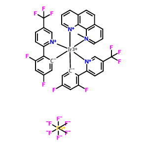 二[2-(2,4-二氟苯基)-5-三氟甲基吡啶][1,10-菲罗啉]铱六氟磷酸盐