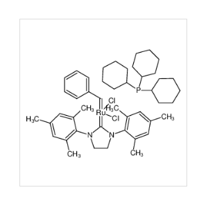苯亚甲基-1,3-双(2,4,6-三甲苯基)-2-(咪唑啉卡宾) (三环己基磷)二氯化钌