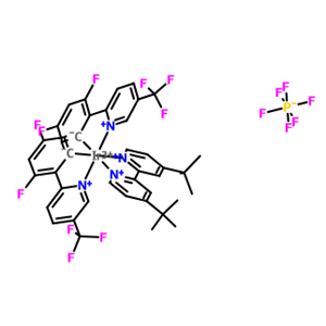 二[2-(2,4-二氟苯基)-5-三氟甲基吡啶][2-2''-联(4-叔丁基吡啶)]铱二(六氟磷酸)盐