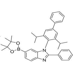 1-(3,5-diisopropyl-[1,1-biphenyl]-4-yl)-2-phenyl-6-(4,4,5,5-tetramethyl-1,3,2-dioxaborolan-2-yl)-1H-benzo[d]imidazole