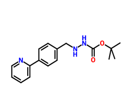 2-[[4-(2-吡啶基)苯基]甲基]-肼羧酸-(1,1-二甲基)乙酯,1-Boc-2-[4-(2-pyridinyl)benzylidene]hydrazine
