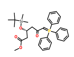 (3R)-叔丁基二甲硅氧基-5-氧代-6-三苯基膦烯己酸甲酯,Methyl (3R)-3-(tert-butyldimethylsilyloxy)-5-oxo-6-triphenylphosphoranylidenehexanoate