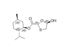 拉米夫定雜質(zhì)25,(2R,5R)-(1R,2S,5R)-2-isopropyl-5-methylcyclohexyl 5-hydroxy-1,3- oxathiolane-2-carboxylate