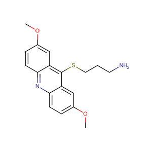 3-[(2,7-二甲氧基吖啶-9-基)硫基]丙胺,LDN-192960