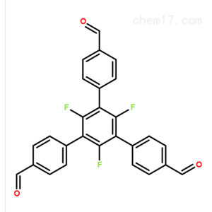 2',4',6'-trifluoro-5'-(4-formylphenyl)-[1,1':3',1''-terphenyl]-4,4''-dicarbaldehyde