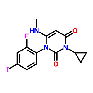3-环丙基-1-(2-氟-4-碘苯基)-6-(甲基氨基)嘧啶-2,4(1H,3H)-二酮
