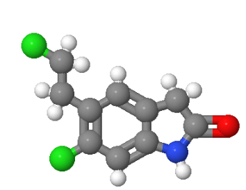 5-(2-氯乙基)-6-氯-1,3-二氢-吲哚-2-(2H)-酮,5-Chloroethyl-6-chloro-1,3-dihydro-2H-indole-2-one