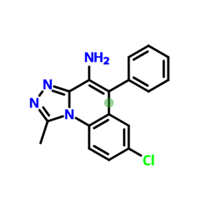 7-CHLORO-1-METHYL-5-PHENYL-[1,2,4]TRIAZOLO[4,3-A]QUINOLIN-4-AMINE