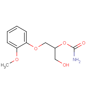 10488-39-8；3-(2-甲氧基苯氧基)-1,2-丙二醇 2-氨基甲酸酯