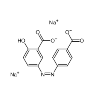 5-[2-(4-羧基苯基)偶氮]-2-羟基-苯甲酸,6-HYDROXY-3,4'-AZODIBENZOIC ACID DINATRIUM SALT