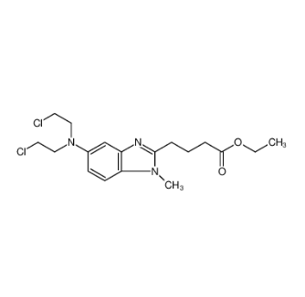 盐酸苯达莫司汀相关杂质11,5-[bis-(2-Chloroethyl)amino]-1-methyl-1H-benzimidazole-2-butanoic acid ethyl ester