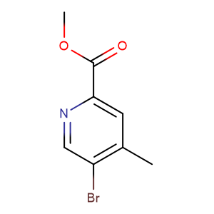 5-溴-4-甲基吡啶-2-甲酸甲酯,5-BROMO-4-METHYL-PYRIDINE-2-CARBOXYLIC ACID METHYL ESTER
