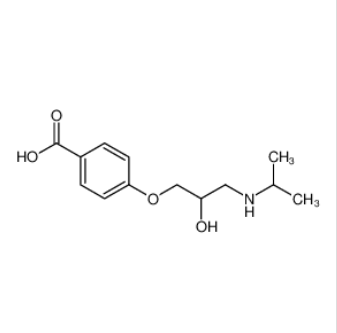 比索洛尔羧酸杂质,4-(2-Hydroxy-3-isopropylaminopropoxy)benzoic Acid