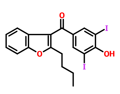 2-丁基-3-(3,5-二碘-4-羟基苯甲酰)苯并呋喃,2-Butyl-3-(3,5-Diiodo-4-hydroxy benzoyl) benzofuran