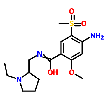 AMISULPRIDE N-OXIDE,4-AMino-N-[(1-ethyl-2-pyrrolidinyl)Methyl]-5-(ethylsulfonyl)- 2-MethoxybenzaMide N-Oxide
