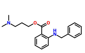 盐酸苄达明杂质A,2-[(PhenylMethyl)aMino]benzoic Acid 3-(DiMethylaMino)propyl Ester