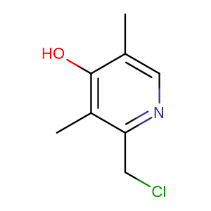2-氯甲基-3,5-二甲基-4-醇,2-Chloromethyl-3,5-dimethylpyridin-4-ol