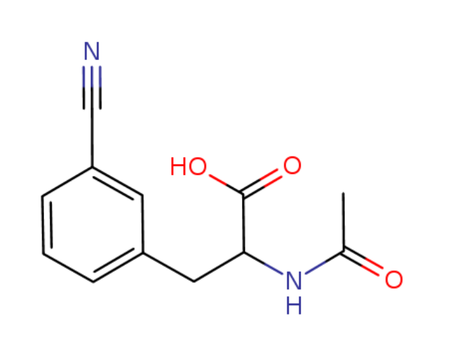 N-乙酰基-3-氰基苯丙氨酸,3-(3-cyanophenyl)-2-acetamidopropanoic acid