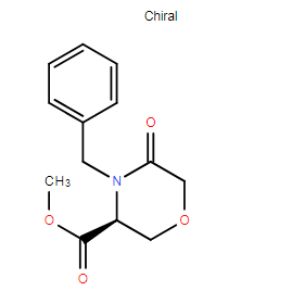 (S)-4-苄基-5-氧代-3-吗啉甲酸甲酯,Methyl (S)-4-Benzyl-5-oxomorpholine-3-carboxylate