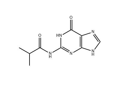 N-(6,7-二氢-6-氧代-1H-嘌呤-2-基)-2-甲基丙酰胺,N-(6-oxo-6,7-dihydro-1H-purin-2-yl)isobutyramide